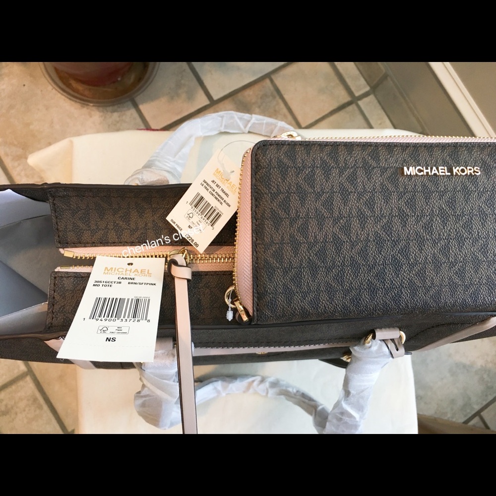 🌸NeW! Michael Kors Carine Tote Set - Picture 13 of 15